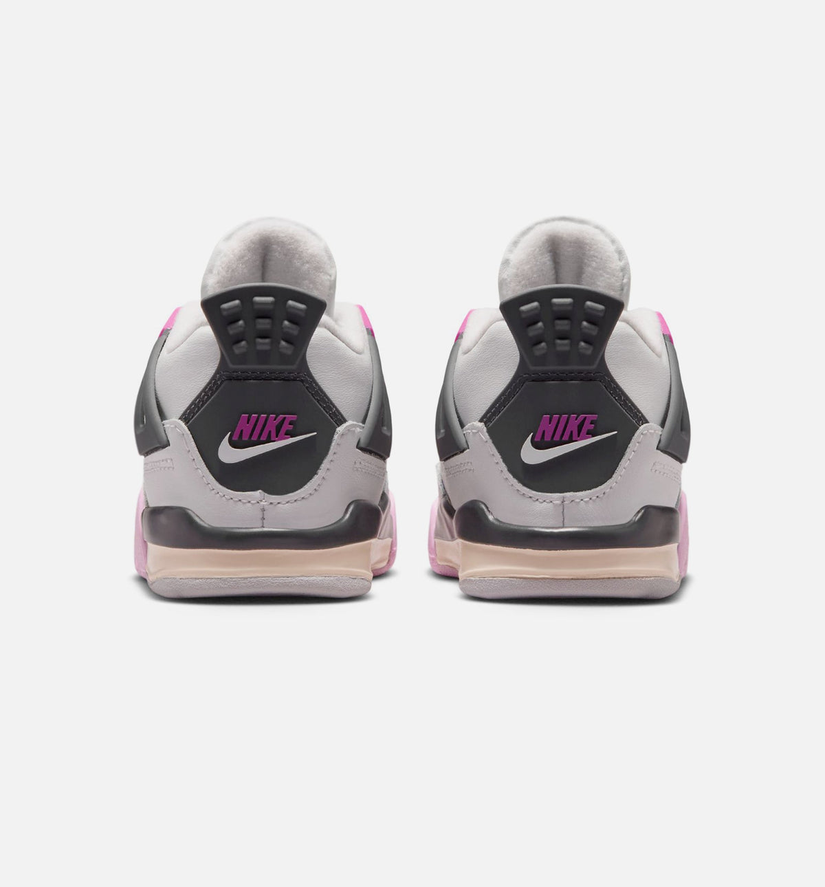 Air Jordan 4 Retro Comic Infant Sneakers - Off White/Fire Pink/Anthracite