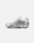 Nike Shox R4 White/Metallic Silver