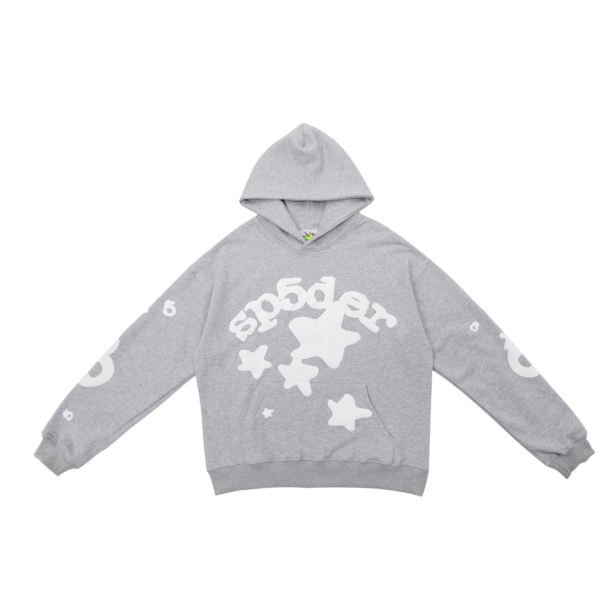 Sp5der Hoodie Spider Web Star Printed Casual
