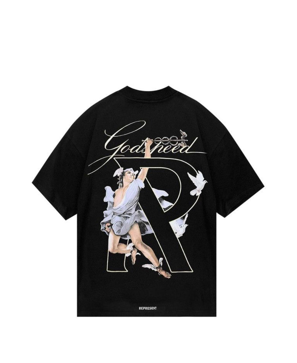 Represent Clo Hermes T-Shirt Jet Black