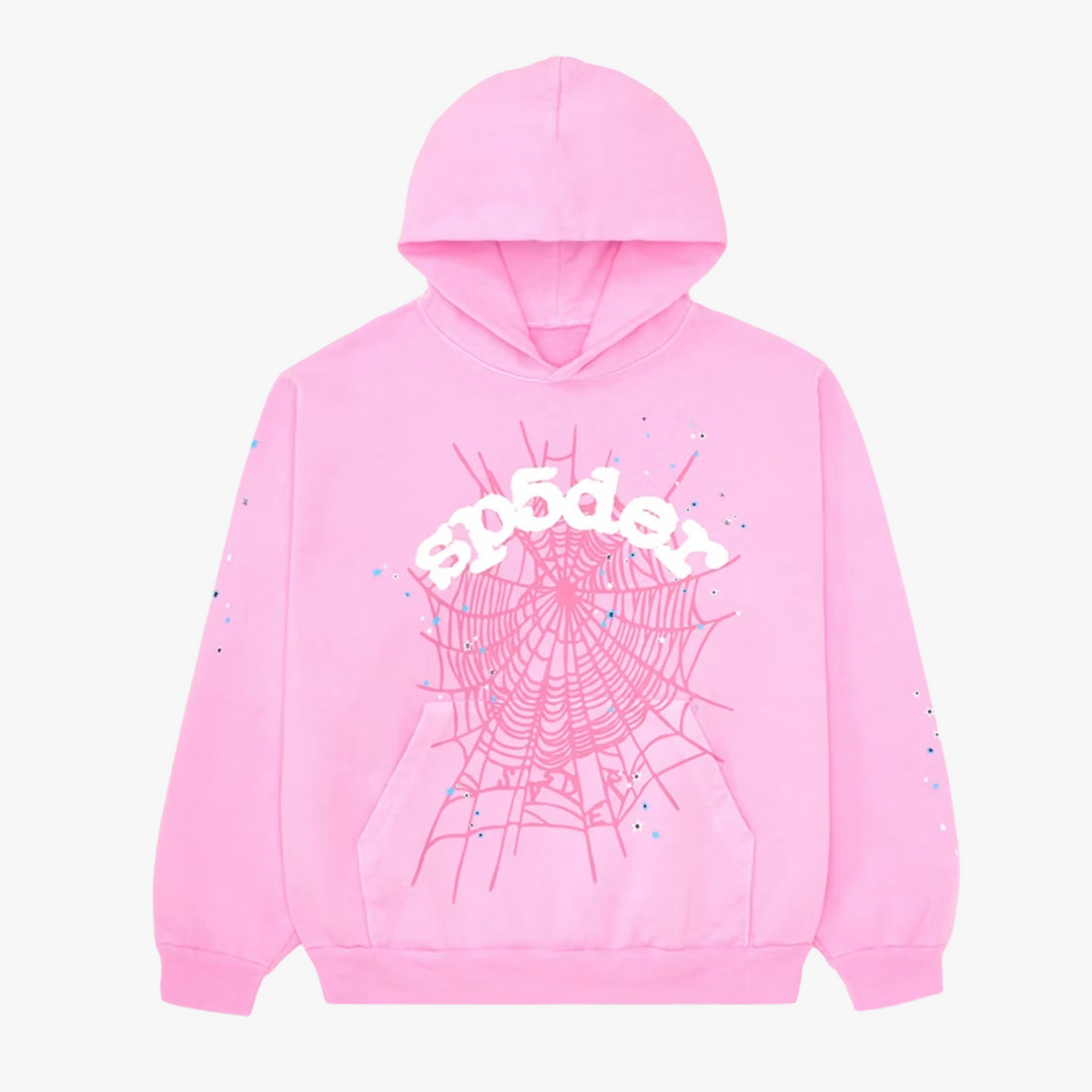 Sp5der Pink OG Web Hoodie