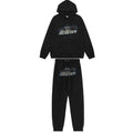 Trapstar Shooters Panther Forest Green Silver Tracksuit — Black