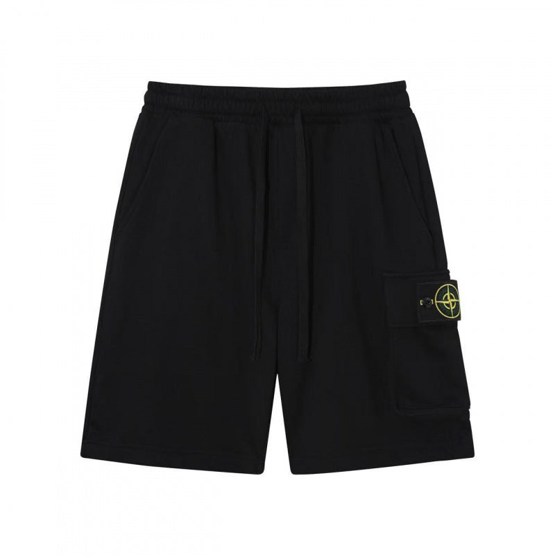Stone Island Compass Patch Pants Men Cargo Shorts & Cotton Sweatpants