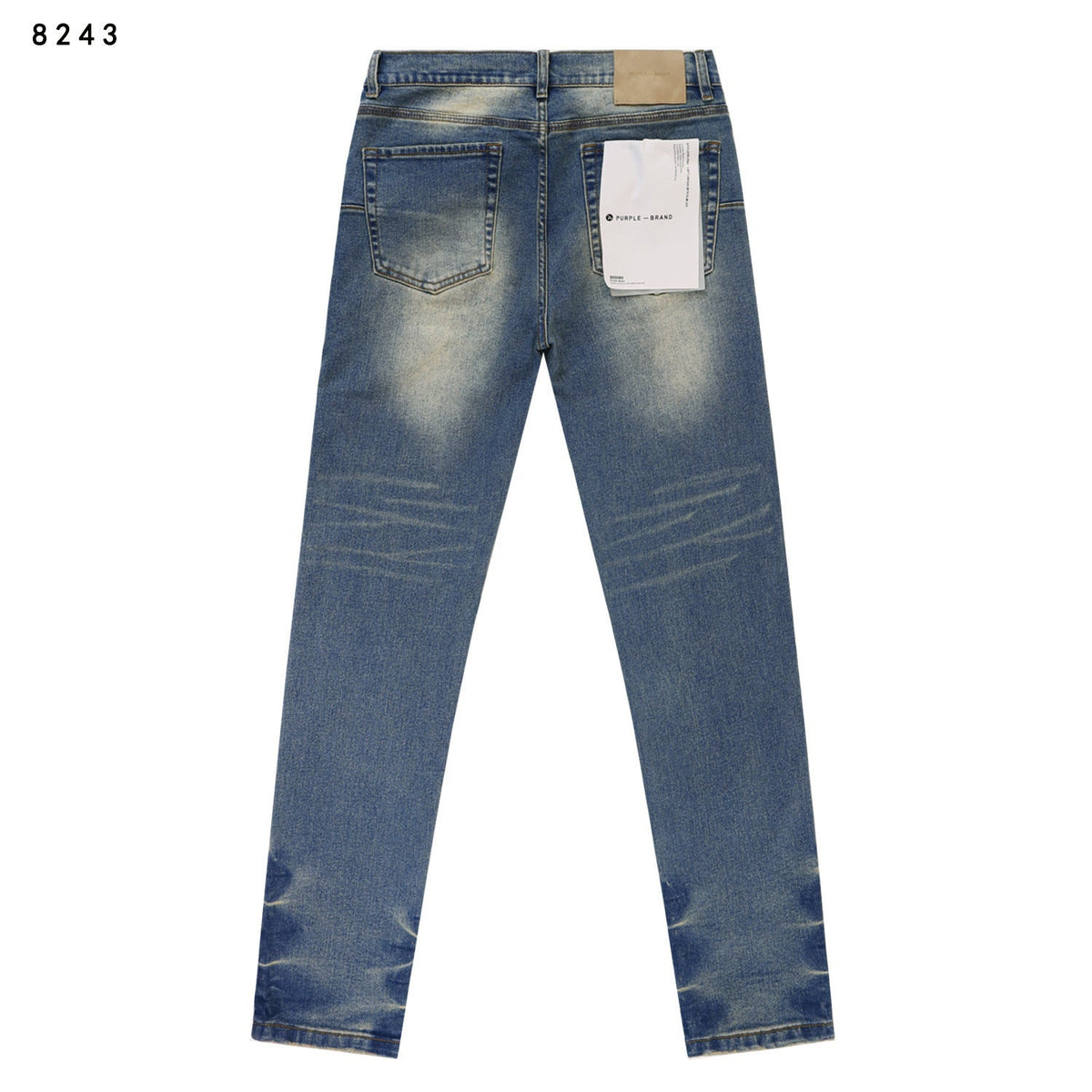 Purple Brand Wave Crack Ripped Skinny Denim Jeans Unisex