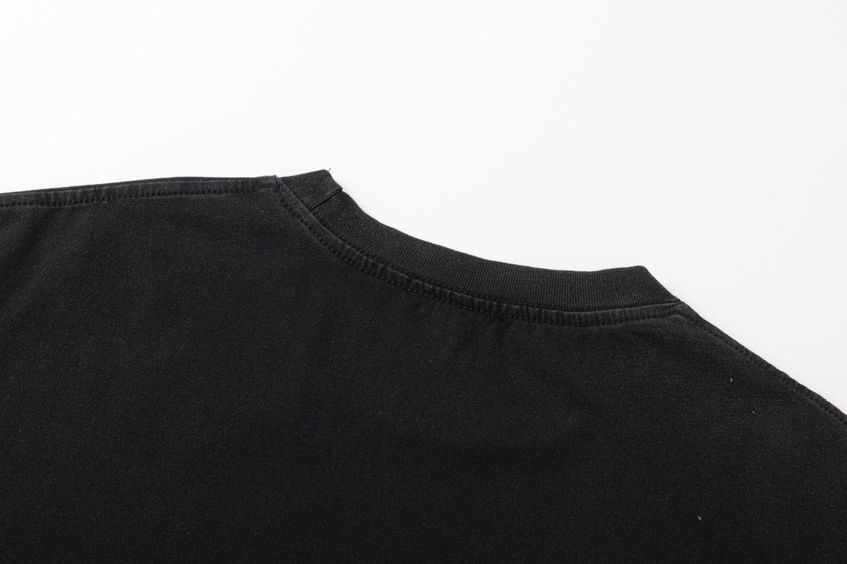 Off-White Crocodile Arrow Pattern Crew Neck Short Sleeve T Shirt