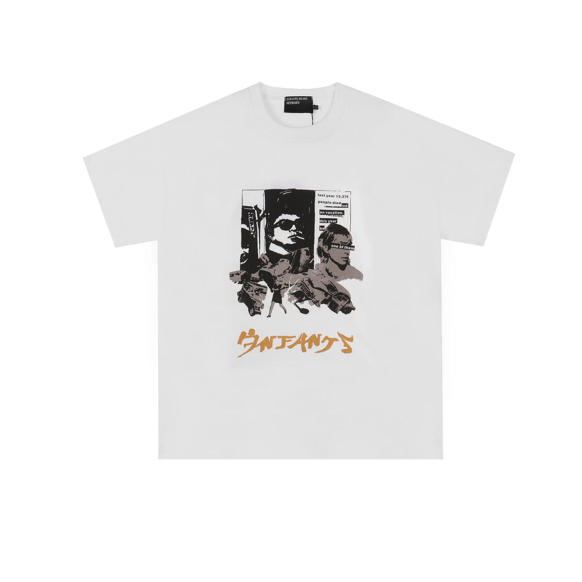 ERD “enfants” Vacation Statistics T-Shirt — White