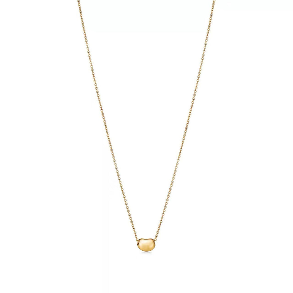 Tiffany Style Bead 18K Gold-Plated Necklace