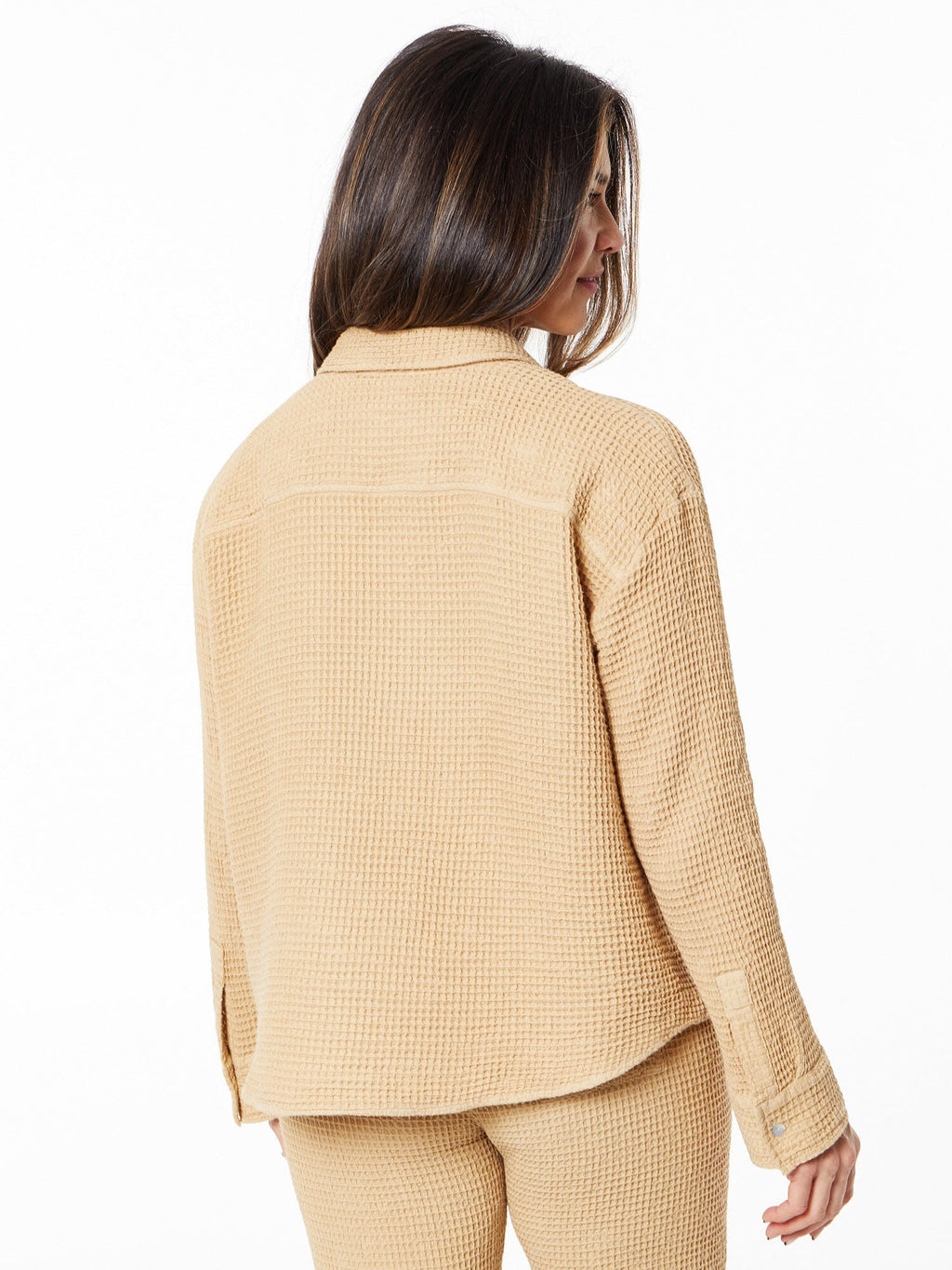 WAFFLE BUTTON DOWN SHIRT