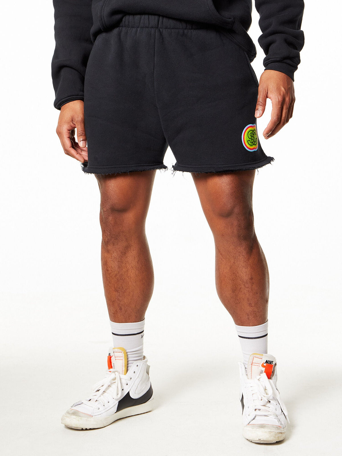 PRIDE SWEAT SHORT BLACK