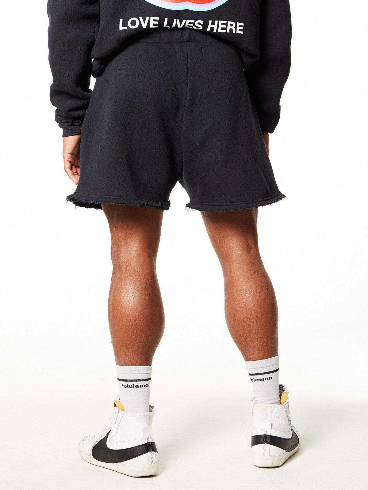 PRIDE SWEAT SHORT BLACK