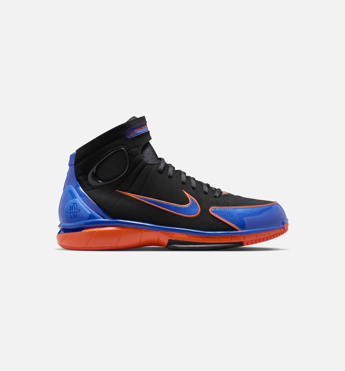 Nike Air Zoom Huarache 2K4 "Penny Hardaway" Men's Basketball Shoe – Black/Varsity Royal/Safety Orange