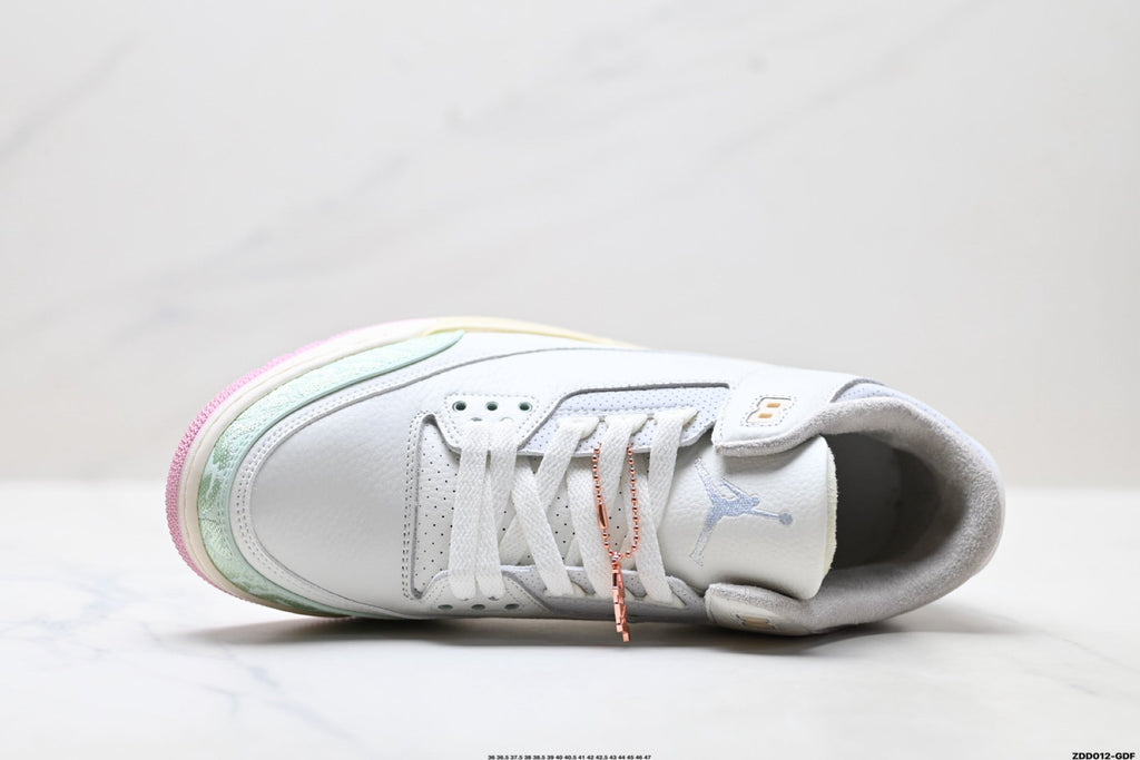 Air Jordan 3 Retro White Mint Pastel Sneakers