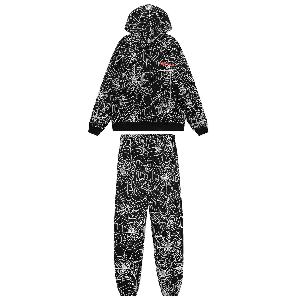 Sp5der Spider-Web Hoodie & Jogger Matching Set