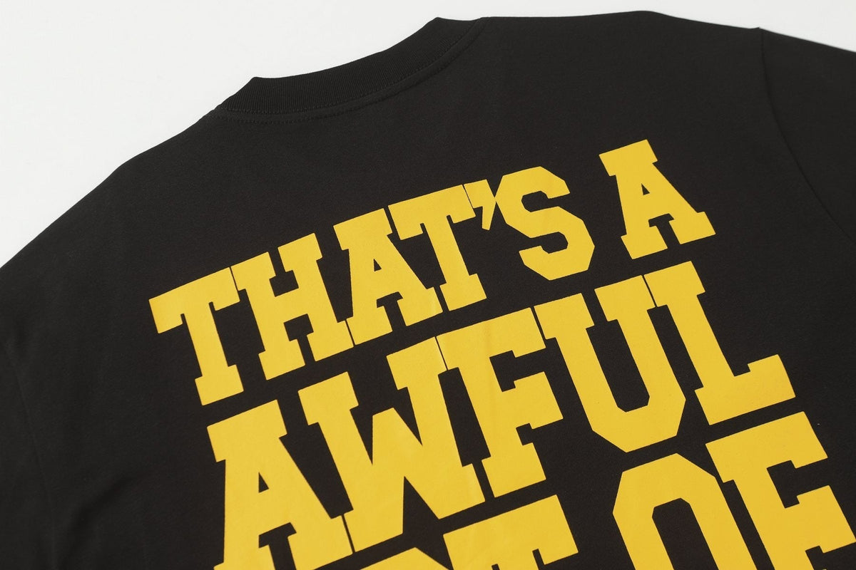 THAT'S A AWFUL LOT OF COUGH SYRUP Front & Back Graphic T-Shirt