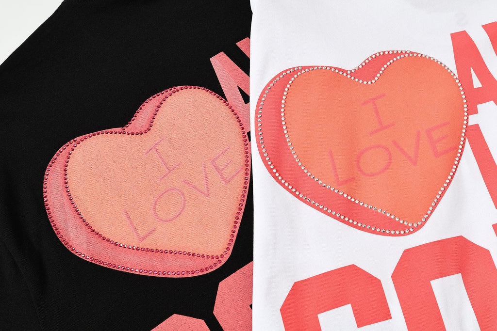THAT'S A AWFUL LOT OF COUGH SYRUP Heart Cupid Graphic T-Shirt