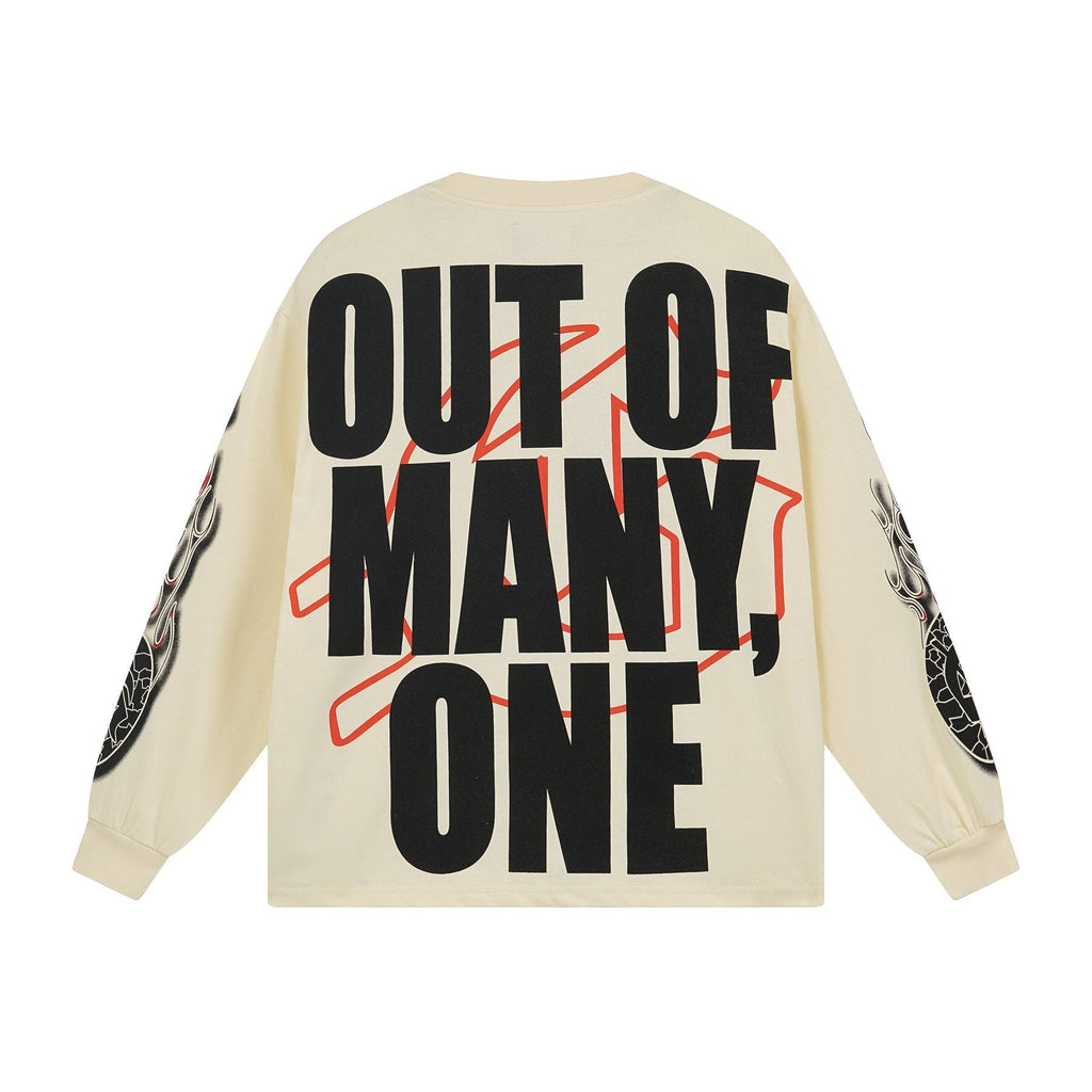 Godspeed Out of Many One Graphic Long-Sleeve T-Shirt