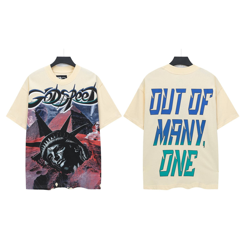 Godspeed Out of Many One Graphic T-Shirt