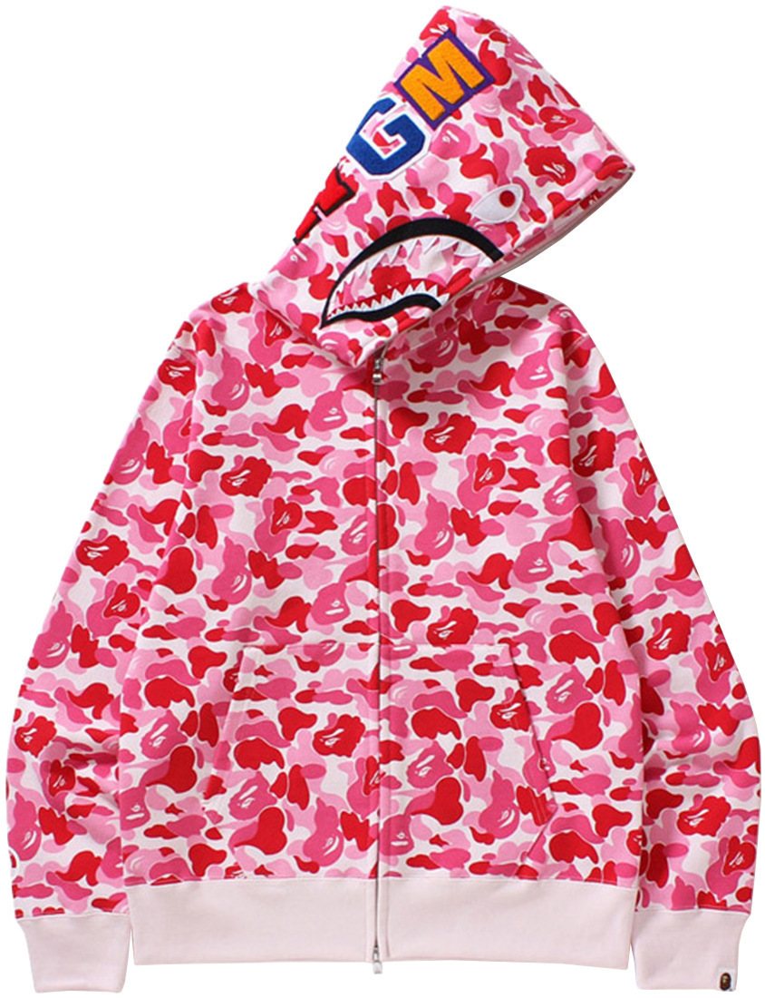 BAPE WGM Shark Camo Full-Zip Hoodie