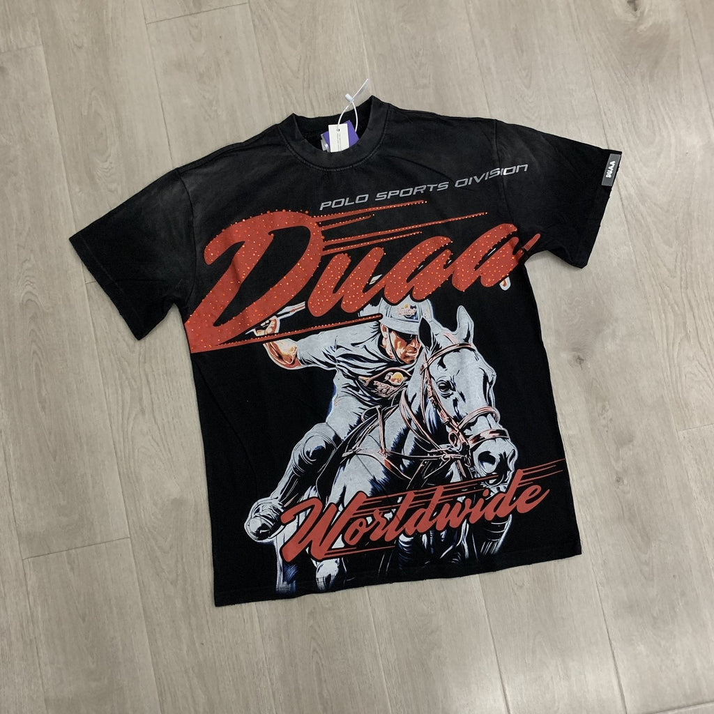 DUAA Horse Rider Graphic Washed T-Shirt
