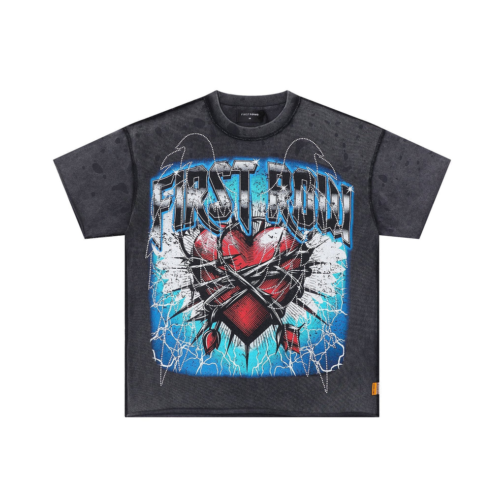 FIRST ROW A Sacred Vow Wing Graphic T-Shirt