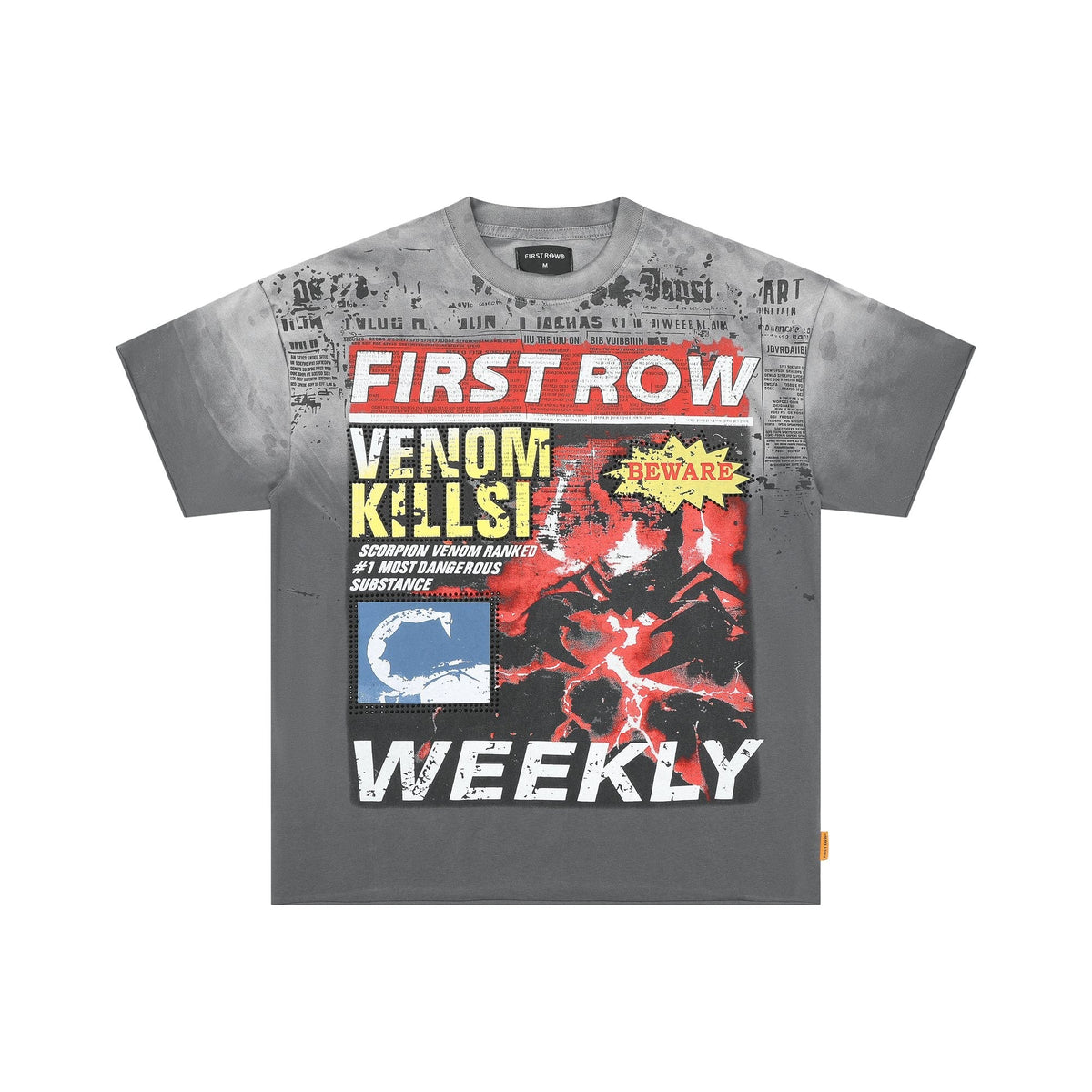 FIRST ROW Breaking News Venom Kills Graphic T-Shirt