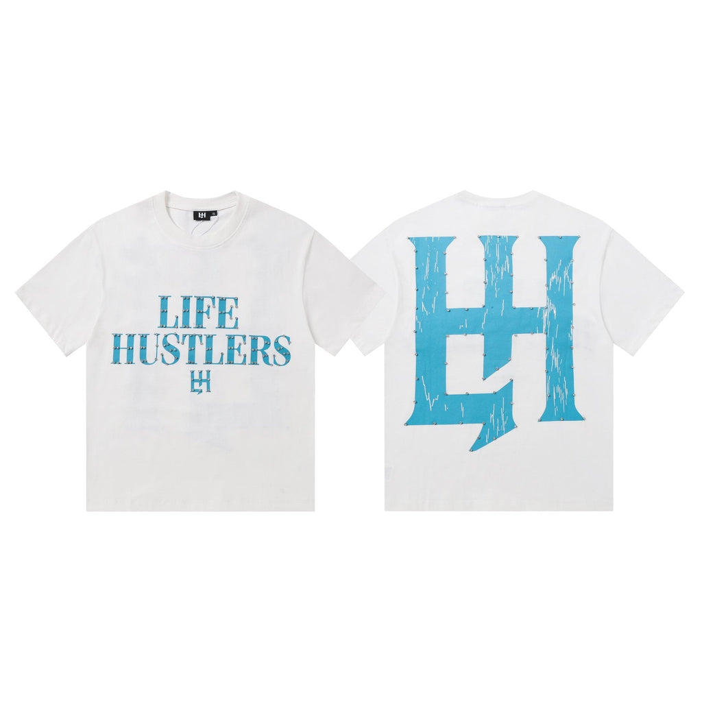 Life Hustlere Blue HH Graphic T-Shirt