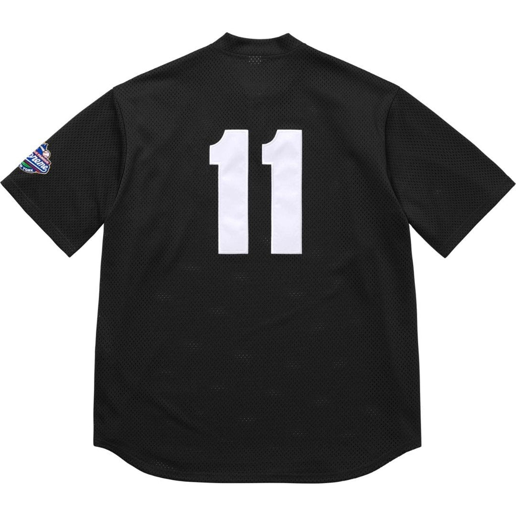 Supreme Mesh Baseball-Style Number Graphic T-Shirt