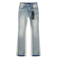 Purple Brand Light Blue Paint-Splatter Distressed Jeans