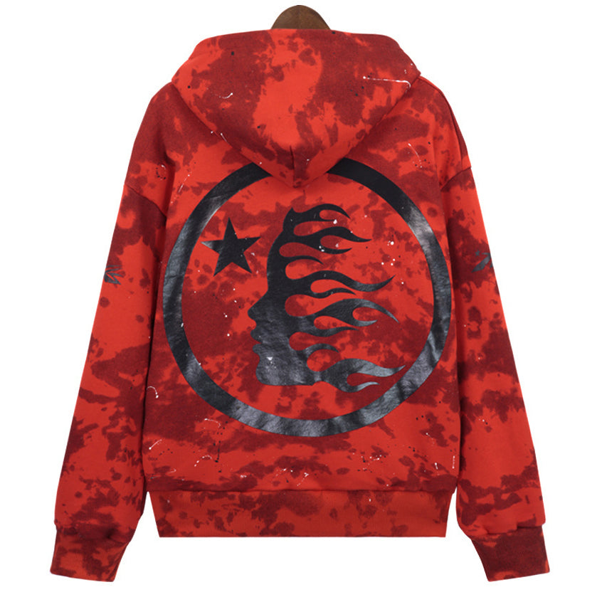 Hellstar Sports Tie-Dye Skull Hoodie