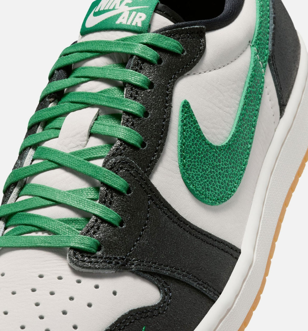 Air Jordan 1 Retro Low OG Phantom And Pine Green Men's Sneakers - Phantom / Pine Green / Black
