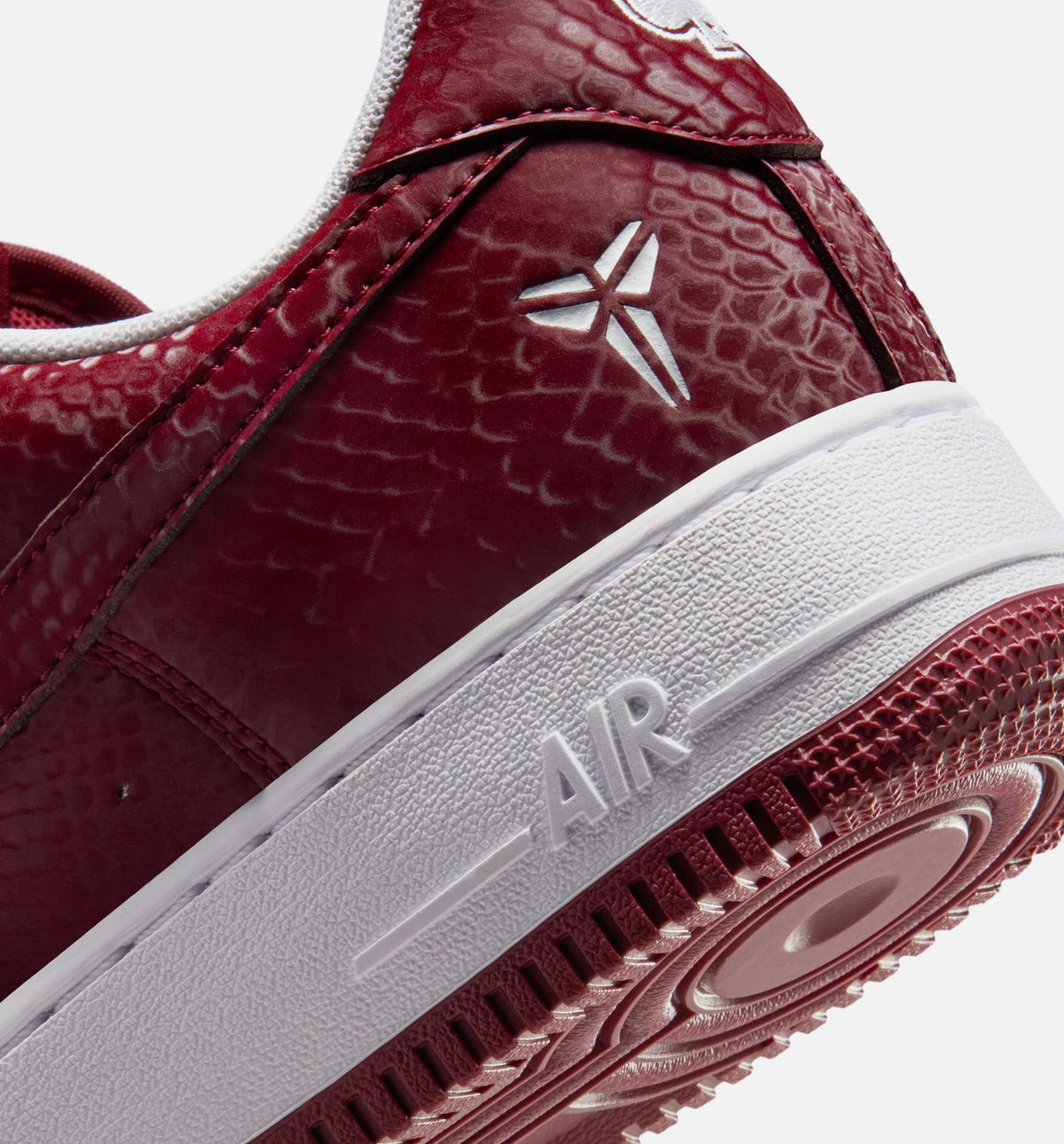 Kobe Air Force 1 Low Merion – Men's Lifestyle Shoe in Team Red/White