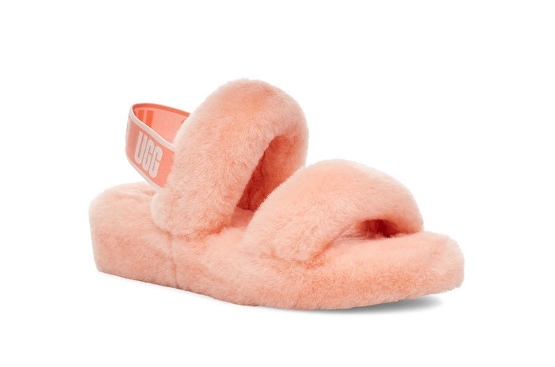 Fluffy Strap Sandals — Pink | New Arrival | In Stock