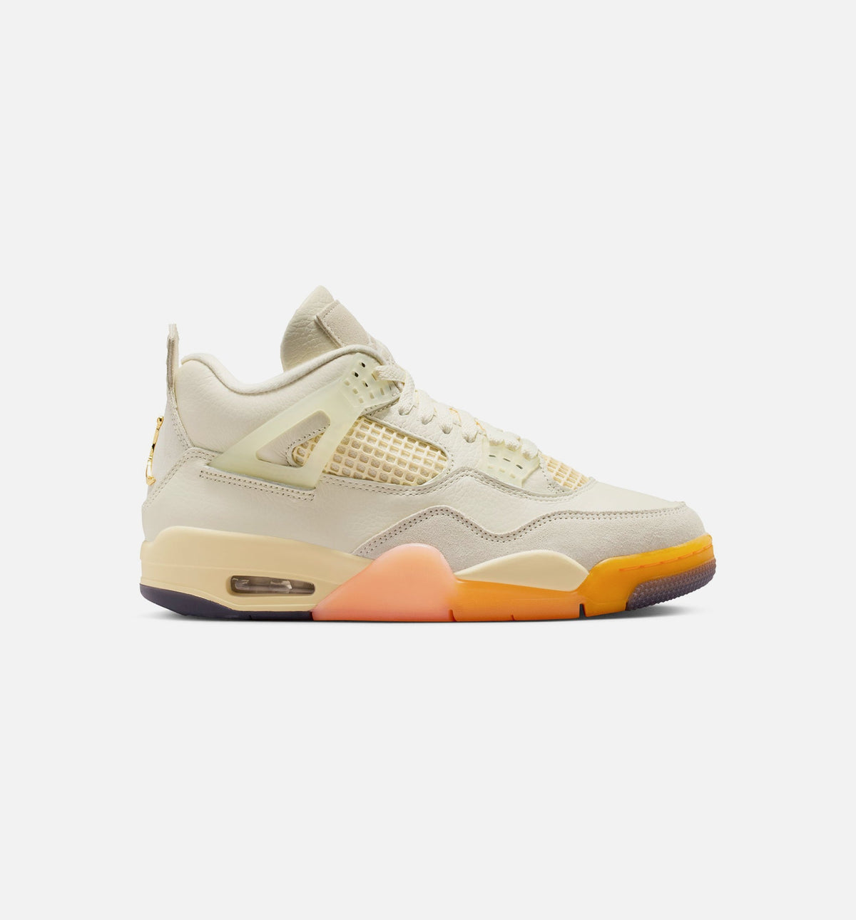 Air Jordan 4 Retro Birds of Paradise Women's Lifestyle Shoe – Coconut Milk/Metallic Gold/Muslin/Bright Mango/Sundial/Black