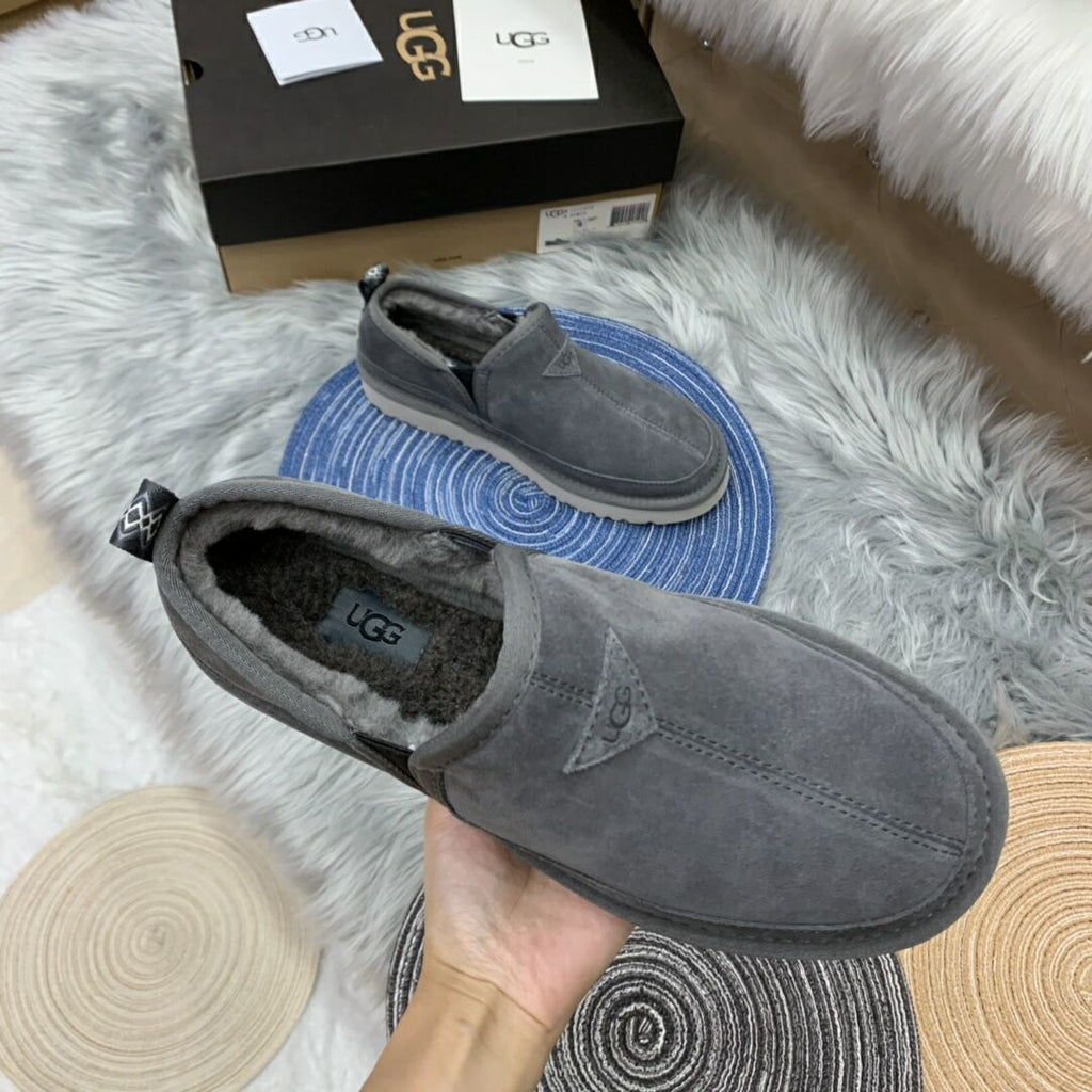 Grey Men’s Slip-On Low-Top Sneakers — New Arrival | In Stock