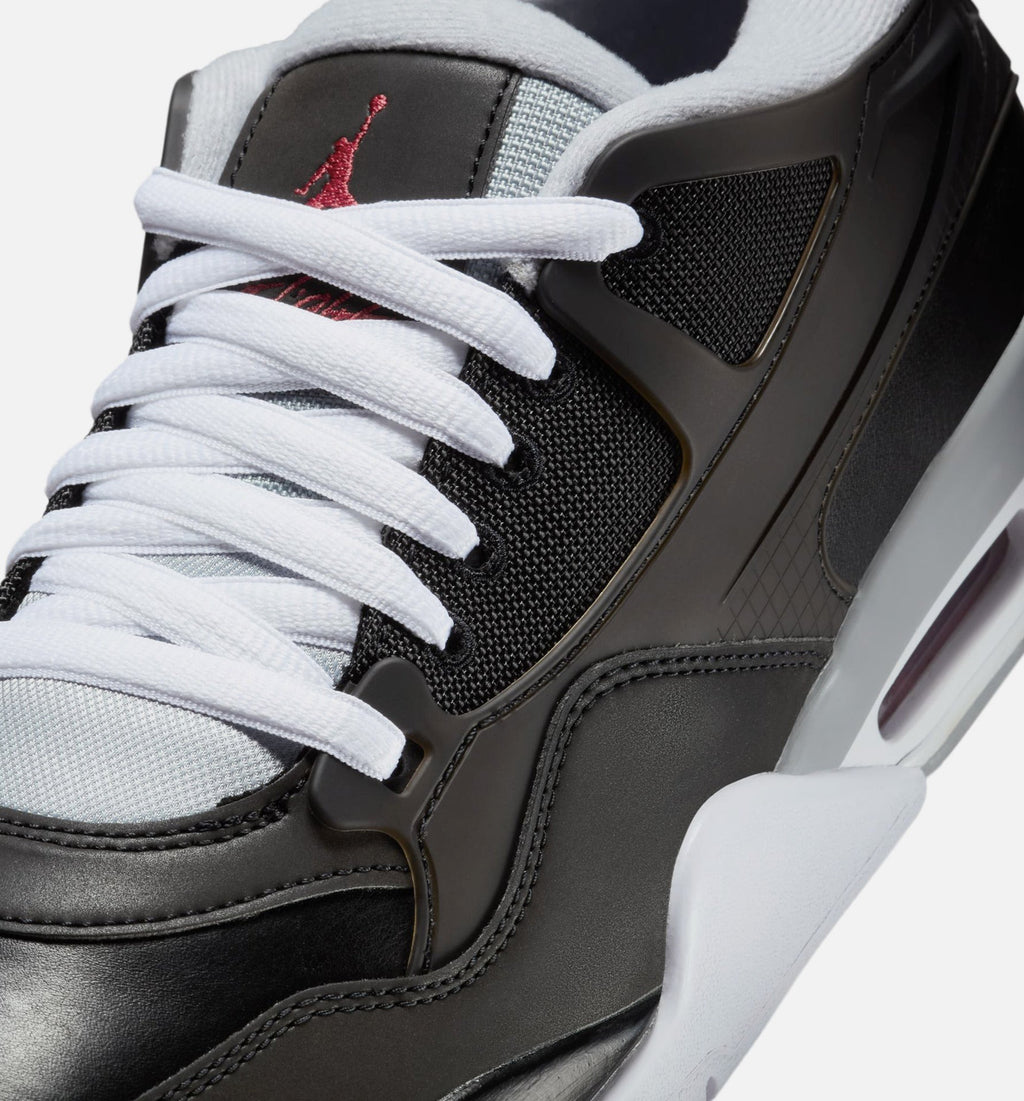 Air Jordan 4 RM Men's Sneakers - Black Red Grey