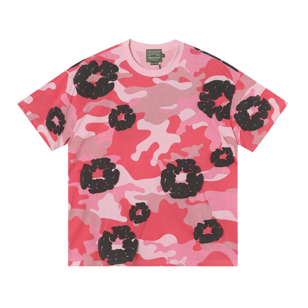 DENIM TEARS Floral Camo T-Shirt & Shorts Set