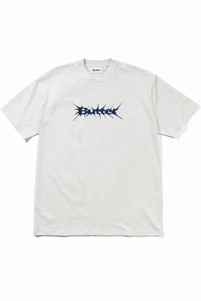 BUTTER NAIL LOGO T-SHIRT Ash Heather