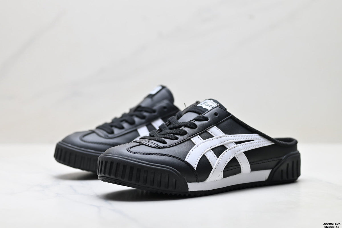 Onitsuka Tiger Retro Sabot Black White Unisex Shoes