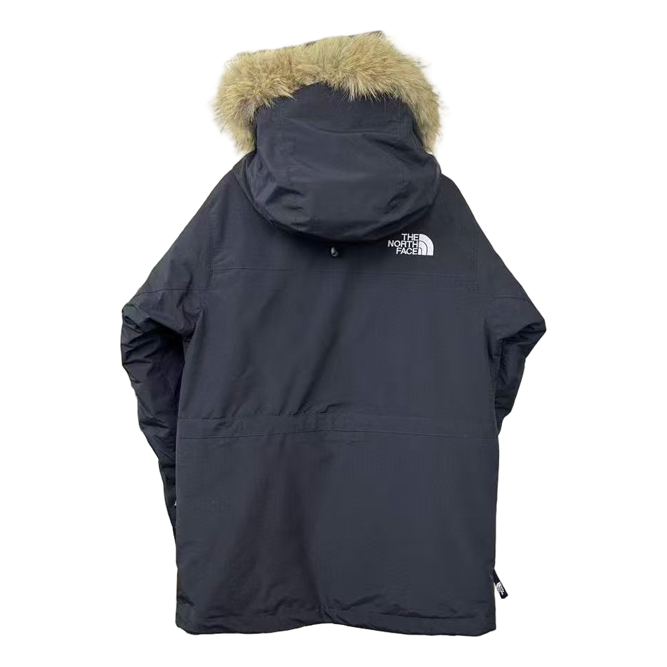 The North Face Four-Pocket Faux Fur-Trim Hooded Parka – Graphite