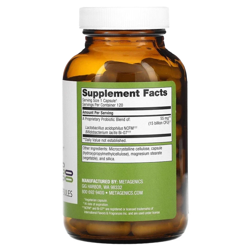 Metagenics UltraFlora Balance Probiotic 120 Capsules – Advanced Gut Health Support
