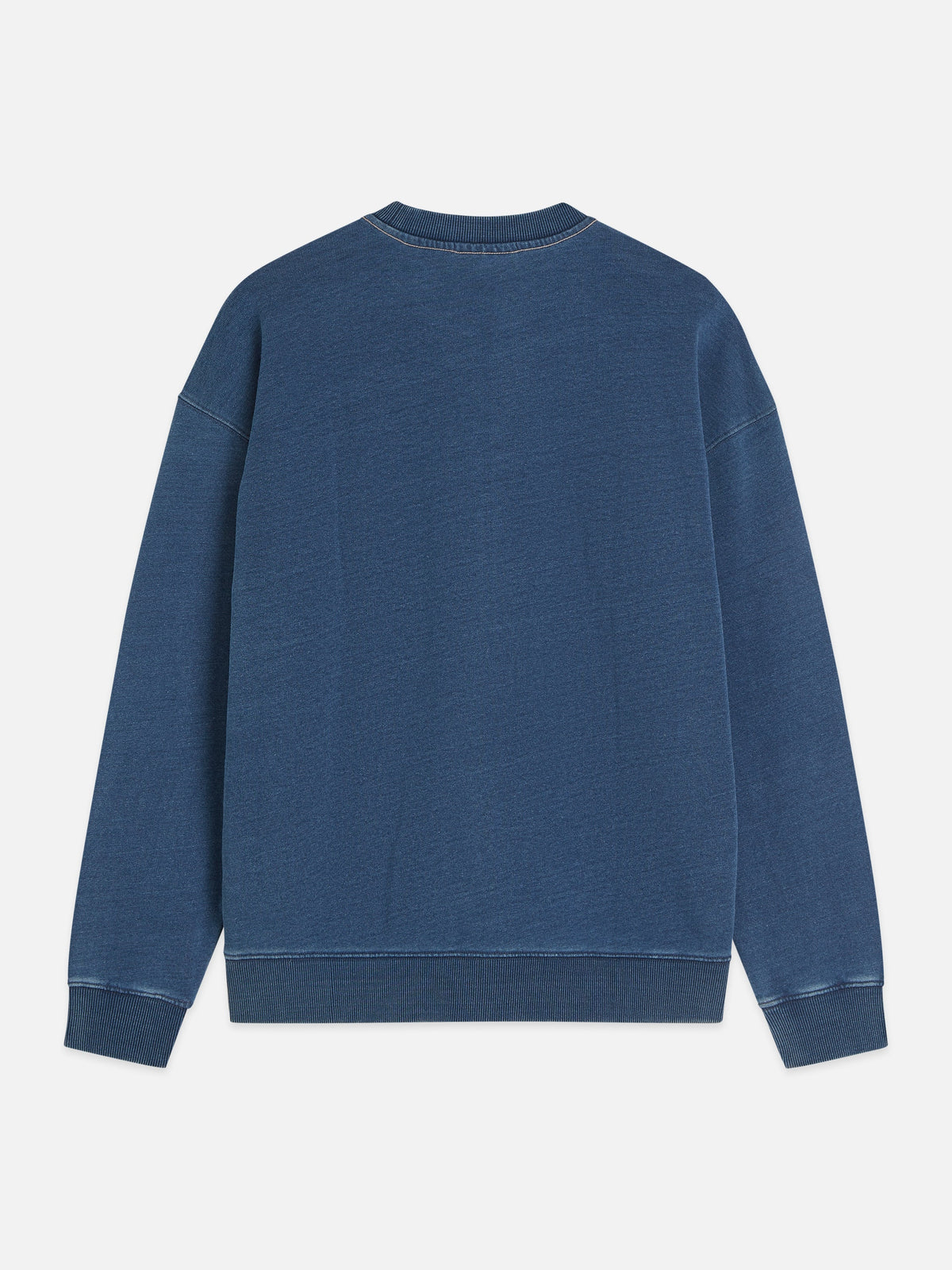 S&S Front Artwork Indigo Washed Loose-Fit Sweatshirt