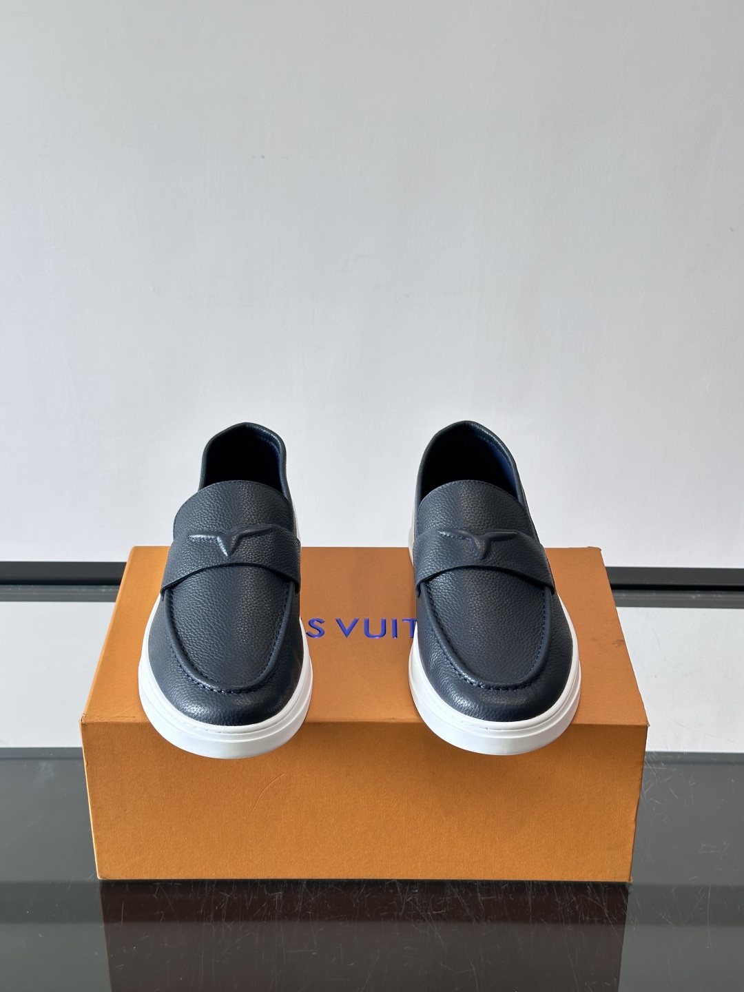 Louis Vuitton Black Platform Loafers