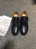Giuseppe Zanotti Black Perforated Low-Top Sneakers
