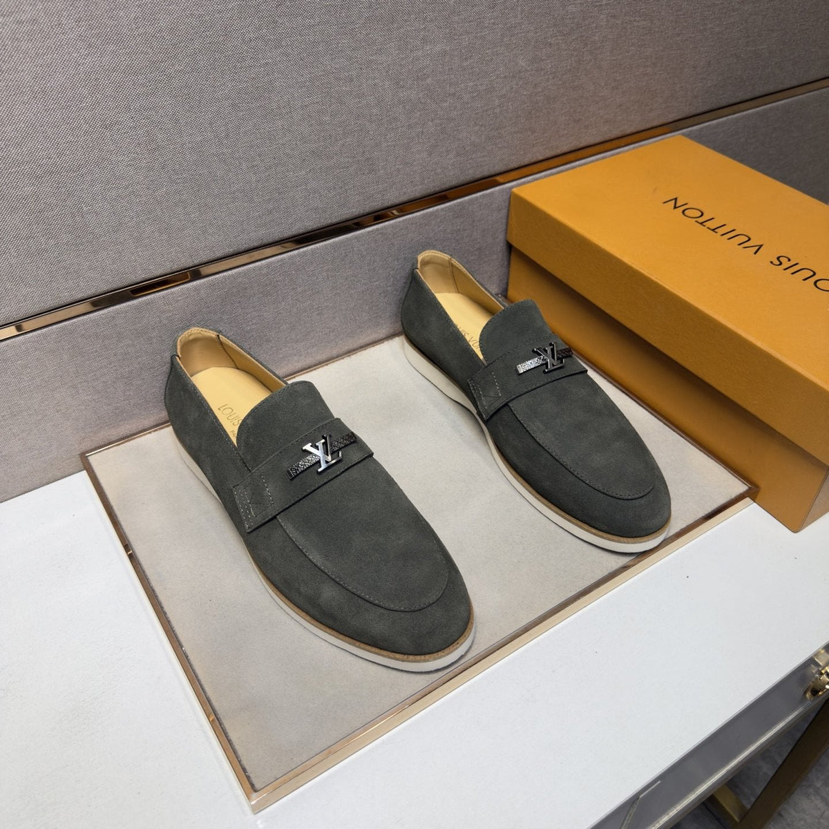 Louis Vuitton Men's V-Hardware Loafers