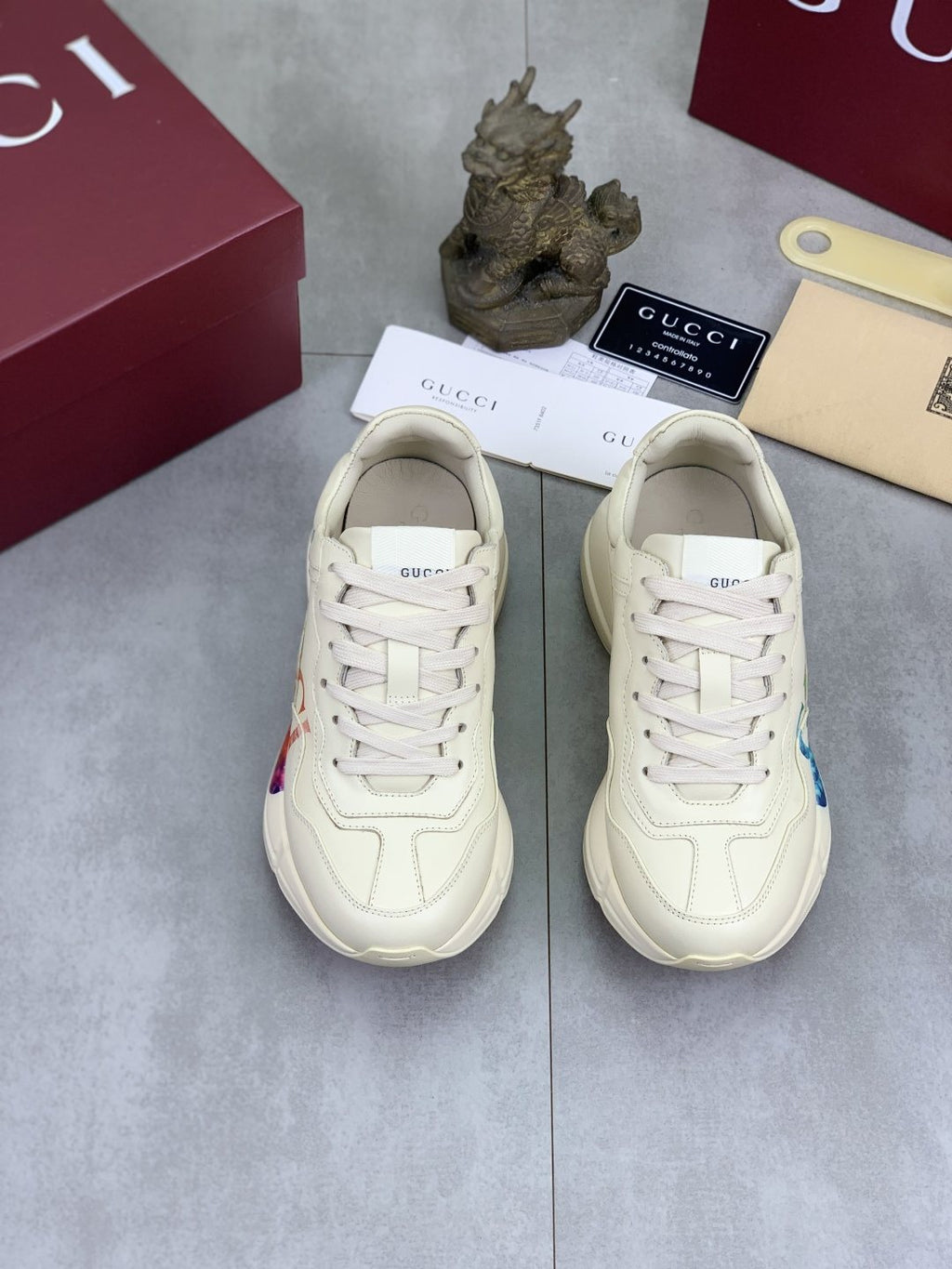 Gucci Multicolor Accent Chunky Sneakers
