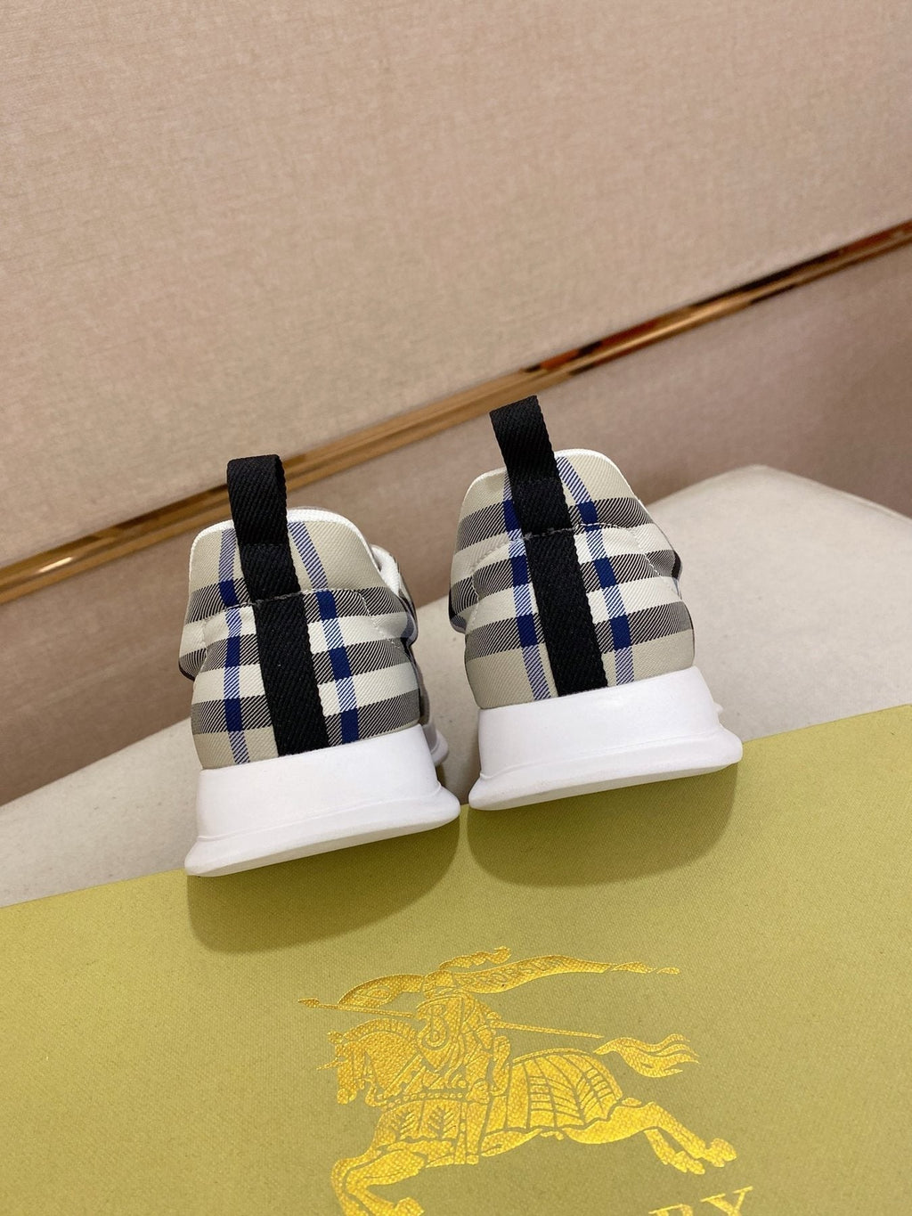 Hermès Plaid Low-Top Sneakers