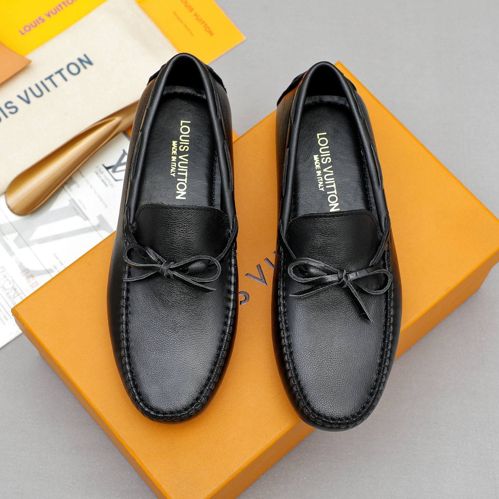 Louis Vuitton Bow Moc-Toe Loafers