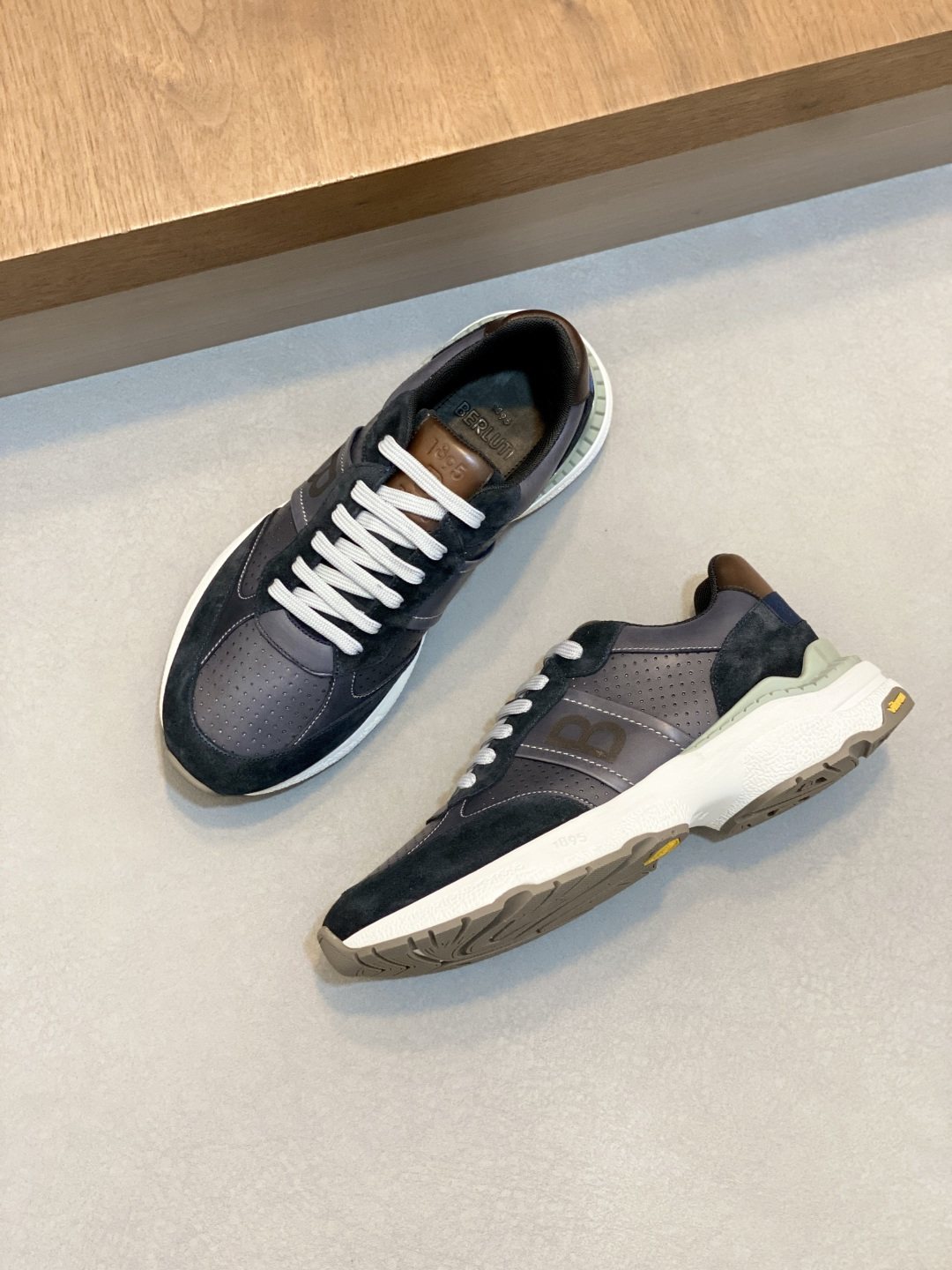 Berluti Sport Track Low-Top Sneakers