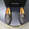 Dolce & Gabbana Men's Gold-Tone Hardware Loafers